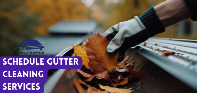 Schedule Gutter Cleaning Services